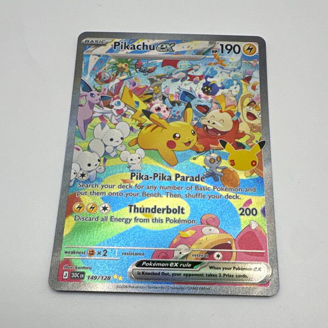 The Pokemon Company Pikachu ex Sv08 Surging Sparks 238/191 SIR Full Art Holo EN