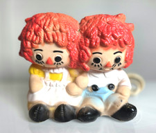 Vintage Raggedy Ann  Andy Table Lamp Night Light 4  X 5  Electric. Nan San Ind