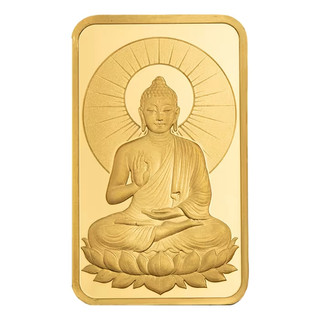 Lingotes de oro PAMP 5 gramos 9999 oro Buda en blister funda de regalo