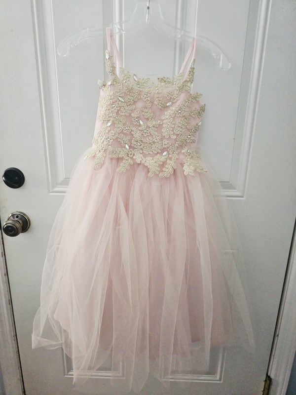 Sophia Young Designs Limited GIRLS FORMAL  Size 8 Flowergirl WEDDING Pink Bling