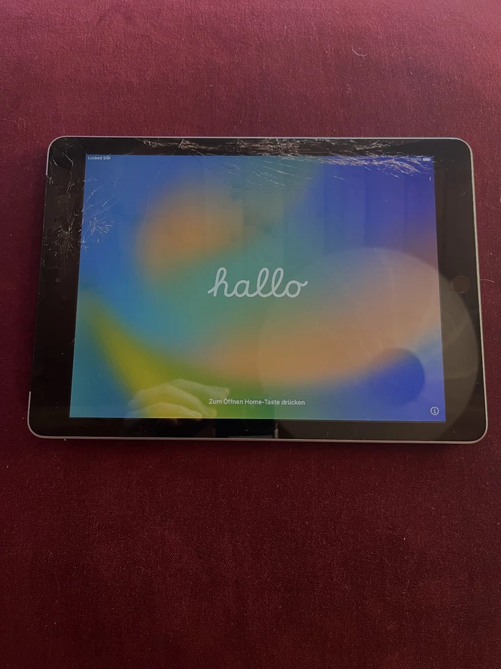 Apple iPad 5. Generation Wifi + Cellular LTE 32GB  - Defekter Display