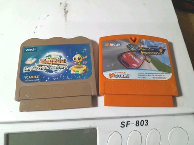 V-Tech V Smile Game Lot of 2, Nascar: Race Car Superstar,  and Zayzoo: An Earth