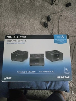 Netgear Nighthawk Mesh WiFi 6 System Router AX1800 MK63 3-Pack