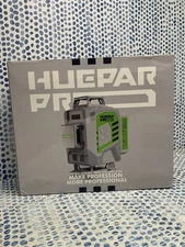 HueparPro Laser Level 3 x 360 Self Leveling Green Beam Laser Tool