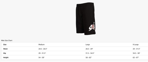 Nike Boys Air Jordan Jumpman Classics Shorts Black/Gym Red/White Medium - Picture 3 of 4