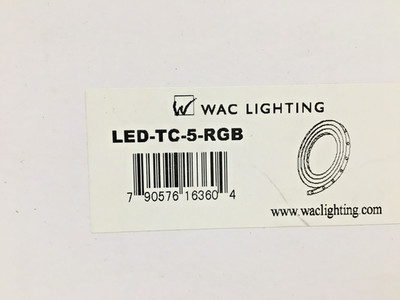 WAC Lighting LED-TC-5-RGB--5 Foot - InvisiLED, RGB, new in box