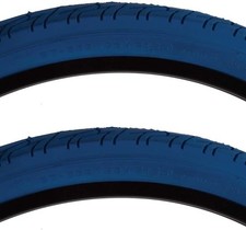 Sunlite City CST1218 Commuter Hybrid Blue Bike Tire Pair 26 x 2.125