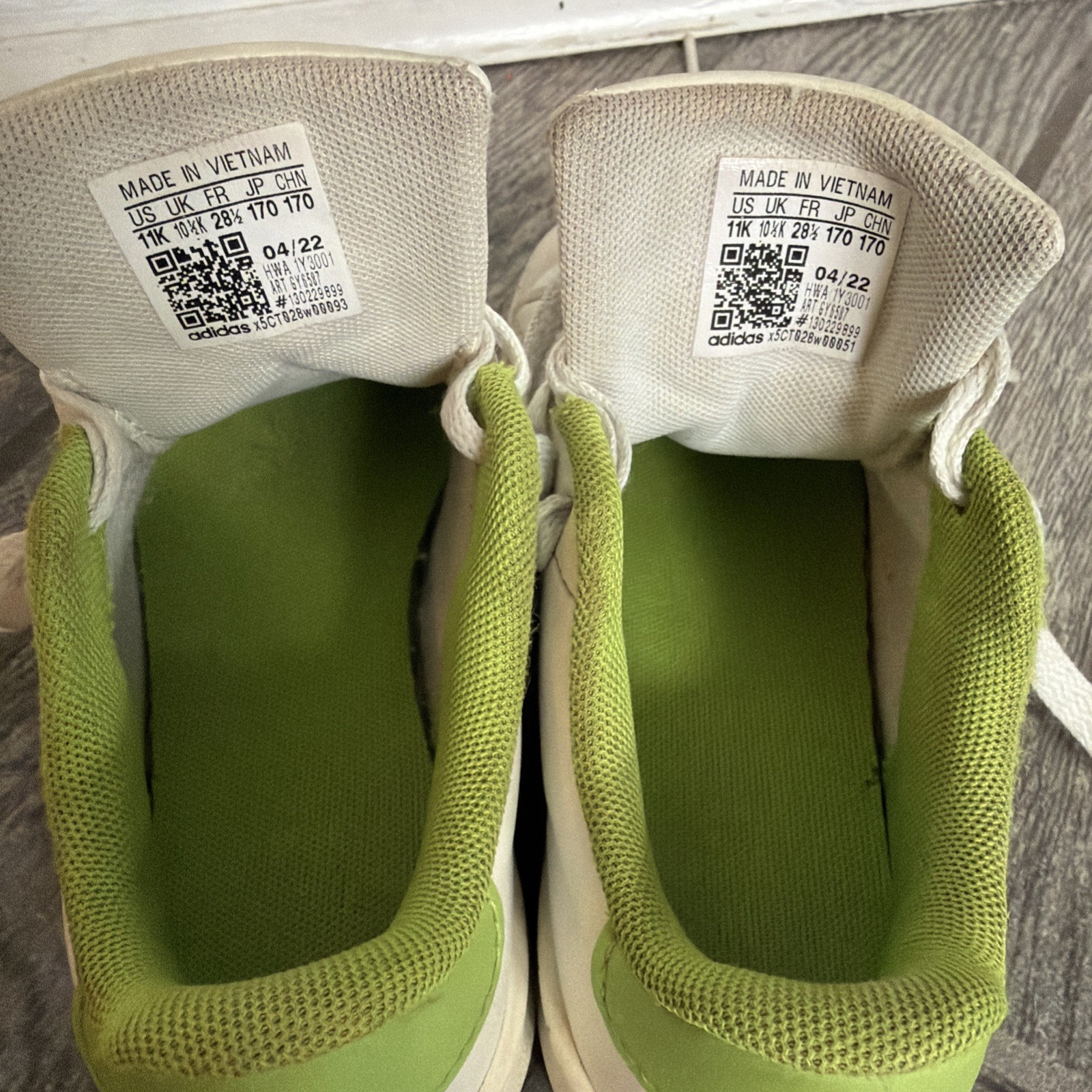 ADIDAS X DISNEY ADVANTAGE MUPPETS Kermit Kids 11k thumbnail 5