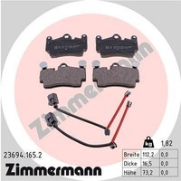 Zimmermann 23694.165.2 Bremsbelagsatz, Scheibenbremse