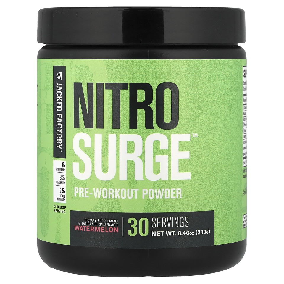 Nitro Surge™, Pre-Workout Powder, Watermelon, 8.46 oz (240 g)