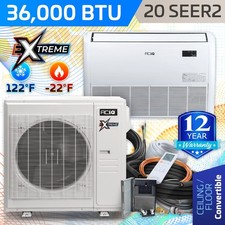 36000 BTU ACiQ Extreme Floor Mount Heat Pump 3 Ton Mini Split Air Conditioner