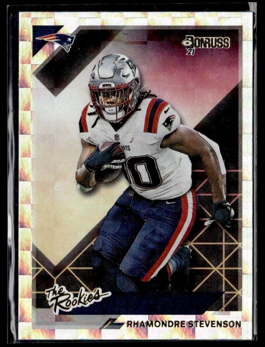 2021 Donruss #TR-RST Rhamondre Stevenson The Rookies