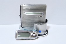 Sony MZ-NH1 Portable MD Walkman MiniDisc Audio Player Used Good Silver