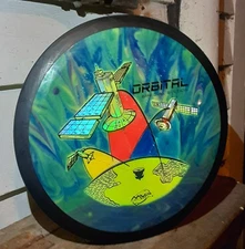 Used, Dyed Special Edition MVP Neutron Orbital.  174g. Very Light Ink inside rim