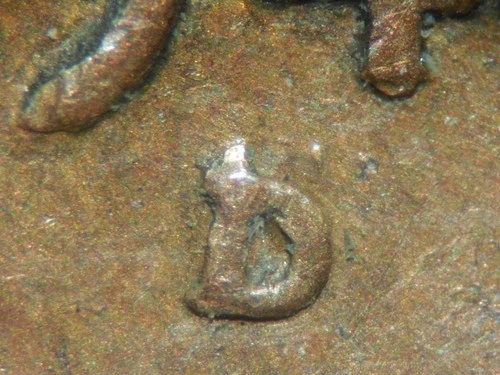 HIGH GRADE MINT ERROR 1944-D/S LINCOLN WHEAT CENT OMM#1  FS#511 TOP 100  VF