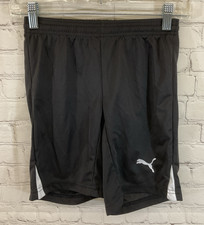 Puma 701275 Youth's 100% Polyester Soccer Shorts Black Medium