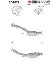 PARTIKELFILTER FÜR NISSAN QASHQAI I (J10, NJ10) - AS FD1077
