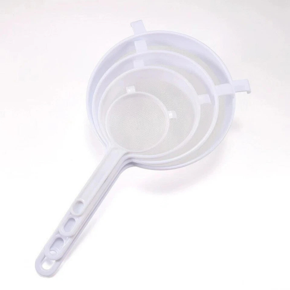 7/12/15/18cm - Küchensieb Kunststoff Nudelsieb Abtropfsieb Handheld Passiersieb - Bild 4 von 4