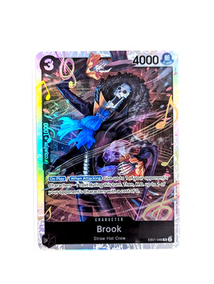 Brook EB01-046 SR Super Rare ONE PIECE TCG Extra Booster Memorial Collection EN