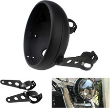 7 Inch Motorcycle Bracket Headlamp Shell 7 Led Headlight Bucket Mount For Ha