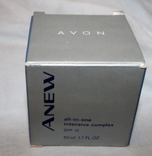 Avon Anew All in one Intensive Complex day cream 1.7 oz NOS DISCONTINUED SPF 15