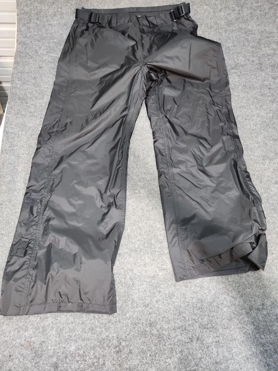 Olympia Motosports Unisex 40 Black Motorcycle Rain Waterproof Pants