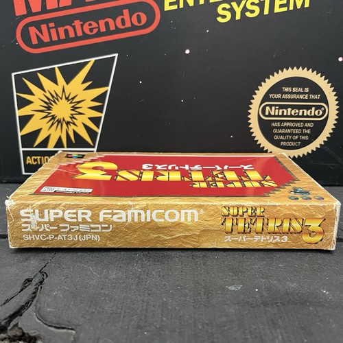 Super Tetris 3 Boxed W.Manual Super Famicom Snes NTSC-JAP TESTED FREE POSTAGE - Picture 5 of 16