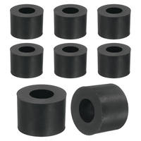 18 StüCk Gummi Unterlegscheiben 20Mm Od, Flache Beilagscheiben 10Mm Id, 15Mm Dic