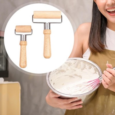 Holz Nudelholz Set Ergonomischer Griff Teigroller Premium Backwerkzeug Küche