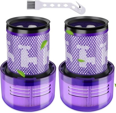 Rebirthcare 2 Stück V12 Filter für Dy.son V12 Detect Slim Absolute Extra Pro P