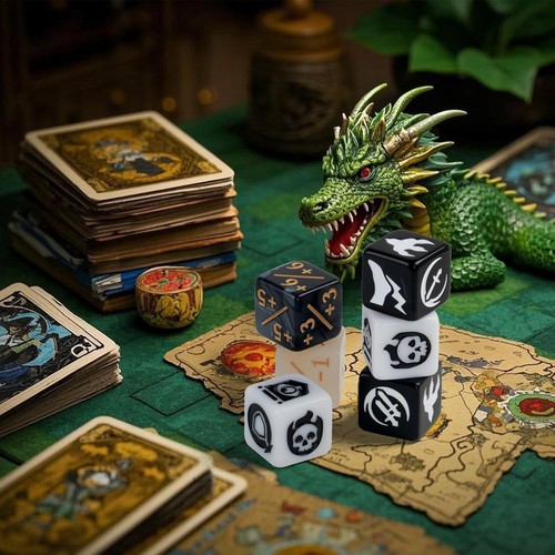 48 Pieces Abilities Keywords Counter Dice MTG Dice 1/+1 Counters Bulk Creature - Picture 3 of 7