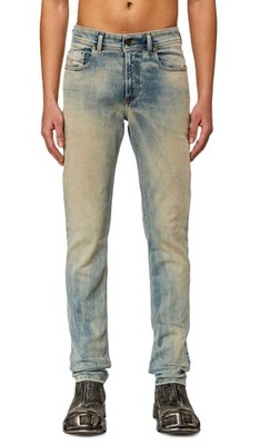 Diesel 1979 Sleenker 09H75 Herren Jeans W34/L30 Skinny Niedrig Bund Blau RRP295