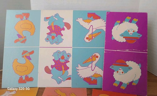 Vtg 1987 Current Inc Animal Dominoes #3781-9 Complete Set/28 Cardboard Child Set - Picture 17 of 23