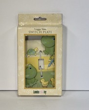 Froggy Tales Ceramic Switch Plate by Lambs Ivy New In Box