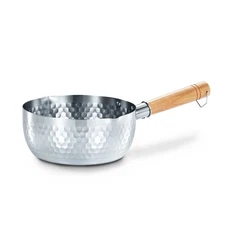 CONCORD Yukihira Pan Japanese Stainless Steel 2 QT Saucepan Cookware Pot