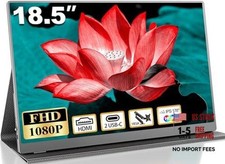 18.5 Inch Portable Monitor for Laptop, FHD 1080P 100 Portable Monitor 18.5
