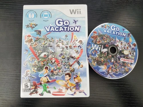 Go Vacation (Nintendo Wii, 2011) DISK + CASE
