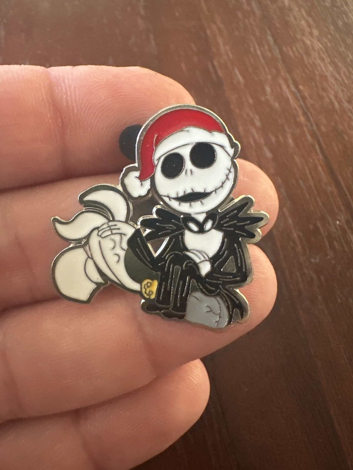 Disney pin 160174 Jack Skeleton Zero Nightmare Before Christmas Santa hat dog