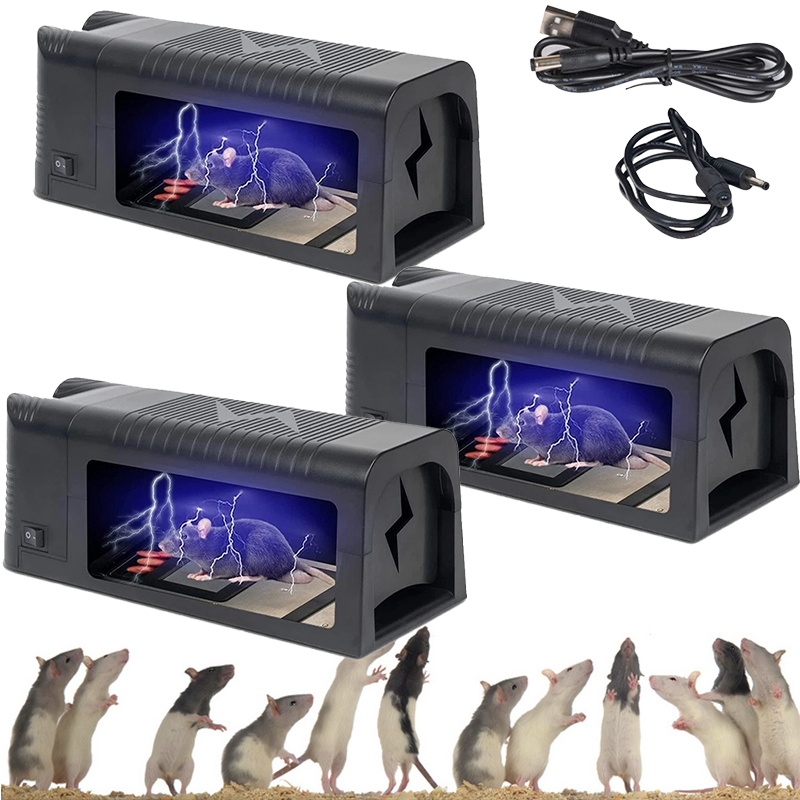 Electronic Mouse Trap Victor Control Rat Killer Pest Electric