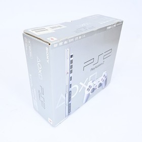 Sony PlayStation 2 PS2 Slim SCPH-75000 Silver Console Boxed Tested Working