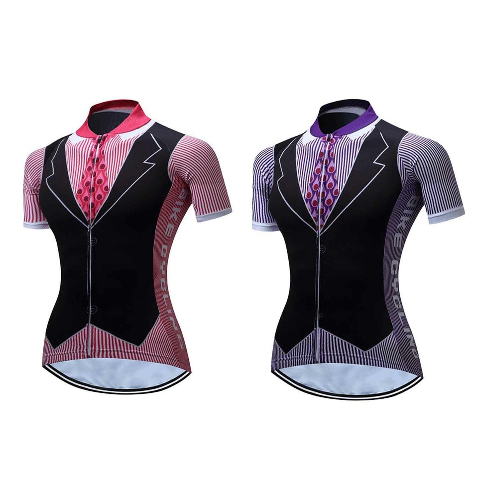 Para mujeres Ciclismo Ciclismo Jersey Top Blusa Estilo Bicicleta Ciclismo MTB Jersey Camisa S-5XL
