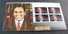 US Stamp FDC Scott# 3882 Moss Hart 2004 Used PL46