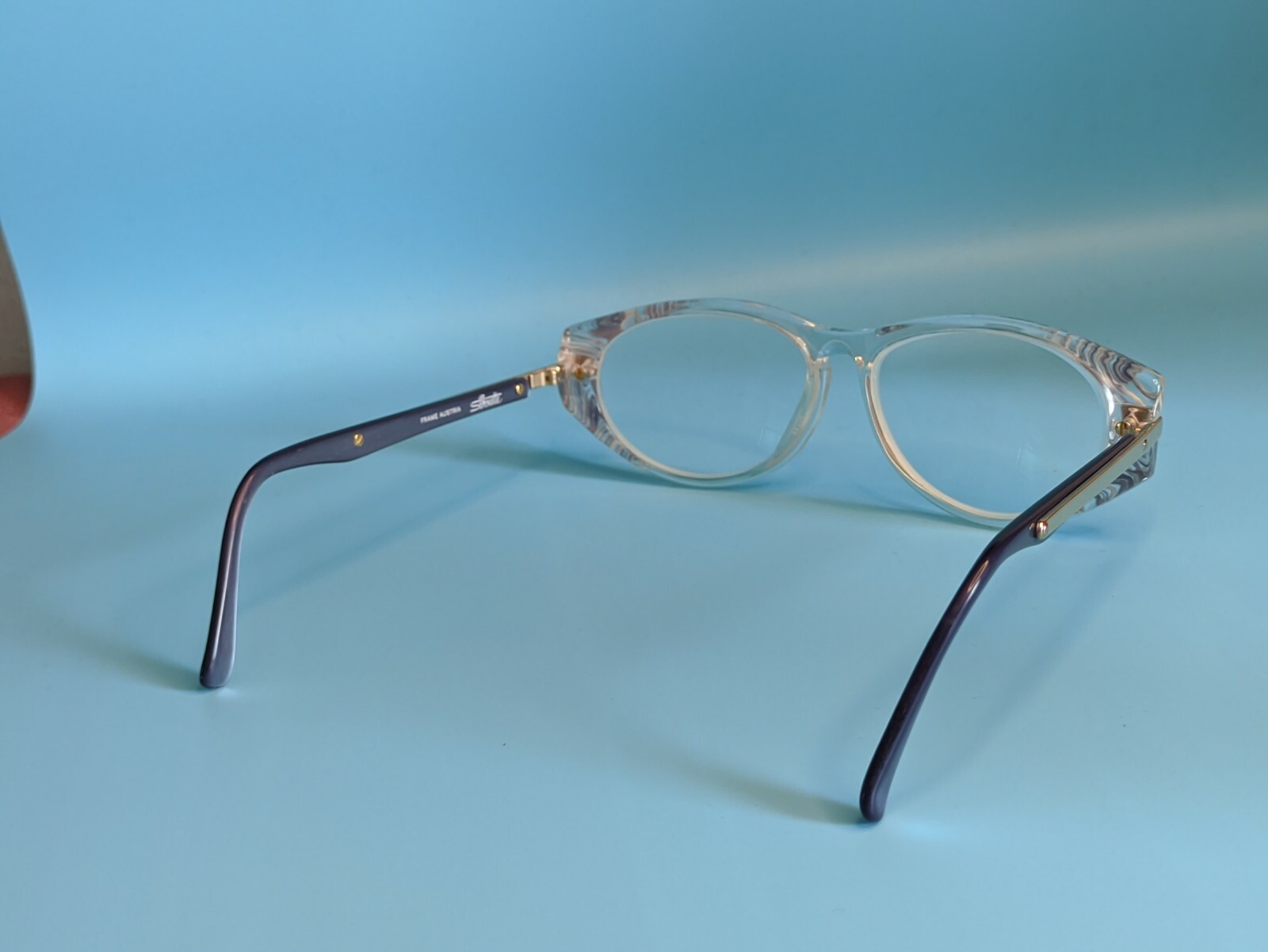 VINTAGE 80s RECTANGULAR EYEGLASSES SILHOUETTE PLE… - image 10
