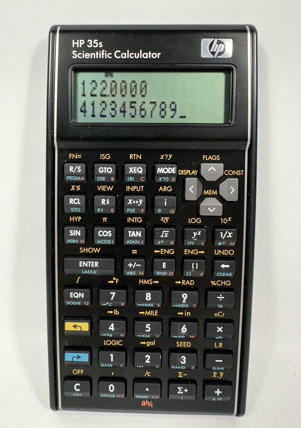 HP 35s Scientific Calculator MISSING BATTERY COVER eBay
