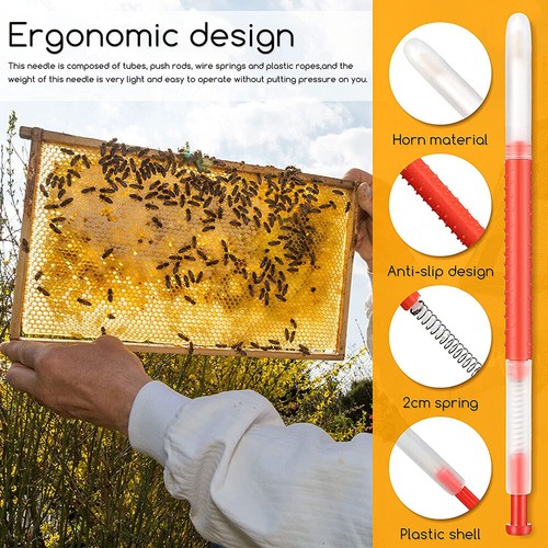 10X Beekeeping Shift Needle Moving Grafting Tools Bee Larva Feeding Equipment US - Picture 10 of 12
