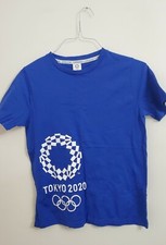 TOKYO 2020 OLYMPICS OFFICIAL LICENSED JERSEY NAVY BLUE SIZE M. HAPPENED IN 2021