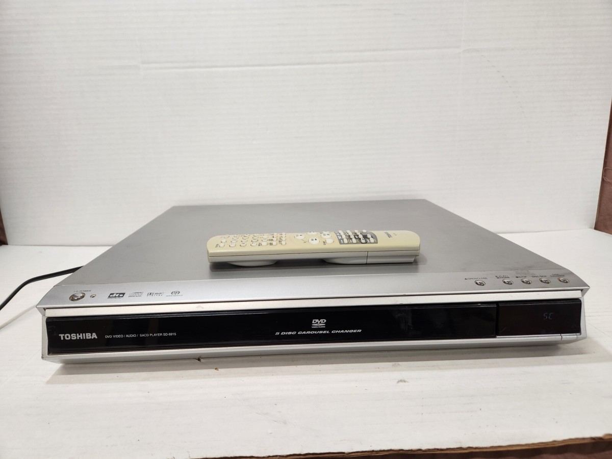 DVDプレーヤー TOSHIBA Toshiba SD6915 Home Theater Digital Dolby 5-Disc DVD Changer