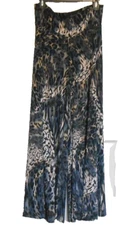 Sharon Max Spanx The Perfect Pant Hi-Rise Flare Legs Black & Brown Size Large