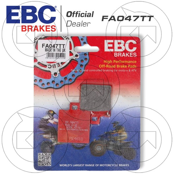BremsbelÄGe Hinten EBC FA047TT Ducati Monster Single Disk 620 2005-2006-image