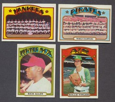 1972 Topps Singles ( #'s 1 -257 )  You Pick
